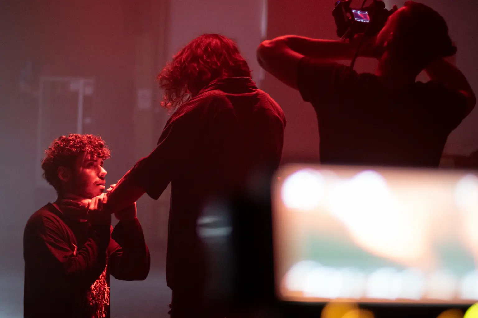 Tournage du clip de Trencadis de KO-MA. Réalisation : Dylan Métais. Direction de la photographie : Eliot Remblier (EMHR Studio).
