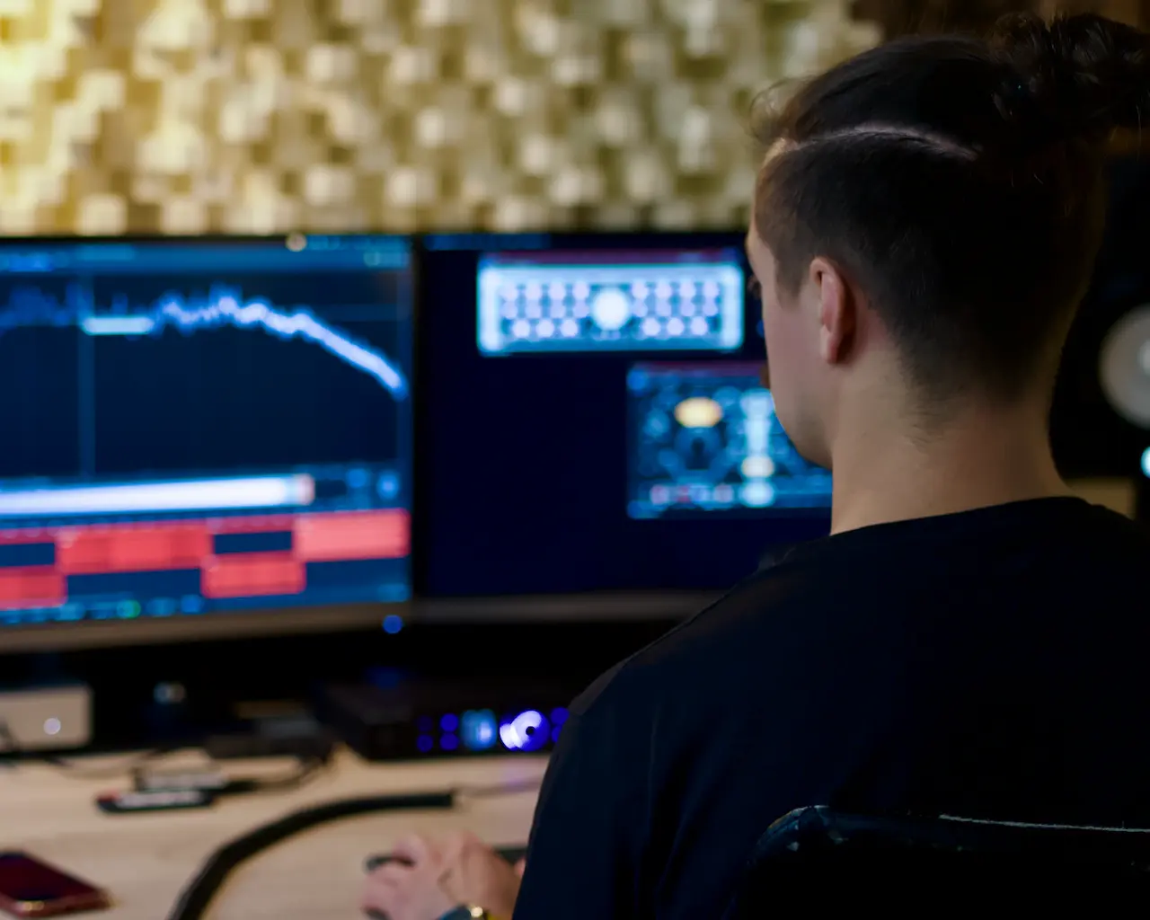 Eliot Remblier (EMHR Studio) en contexte de mastering, avec Presonus Studio One, Plugin Alliance elysia, SPL.